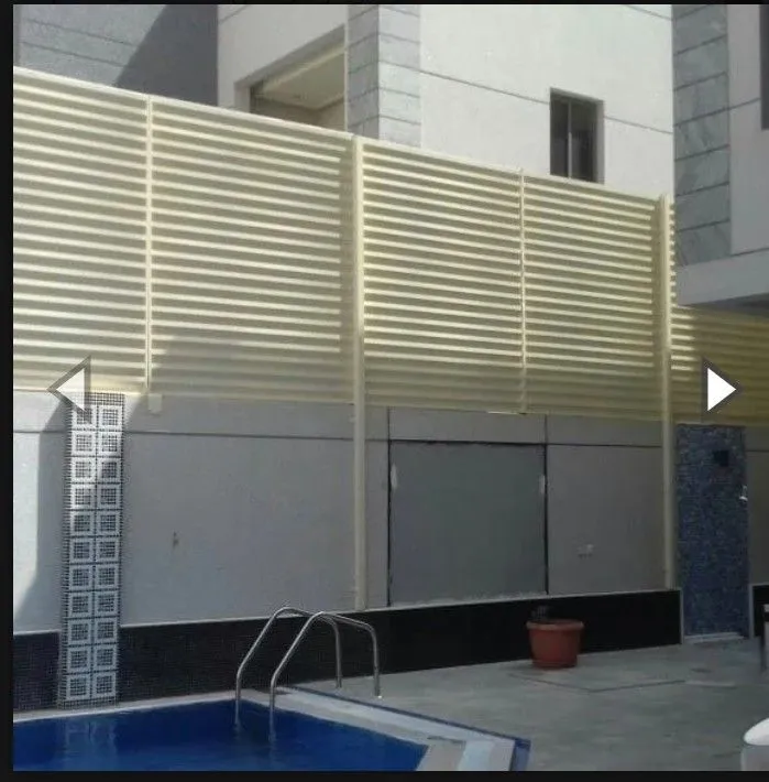 سواتر عازلة خارجية جدران حديدية قوية الرياض