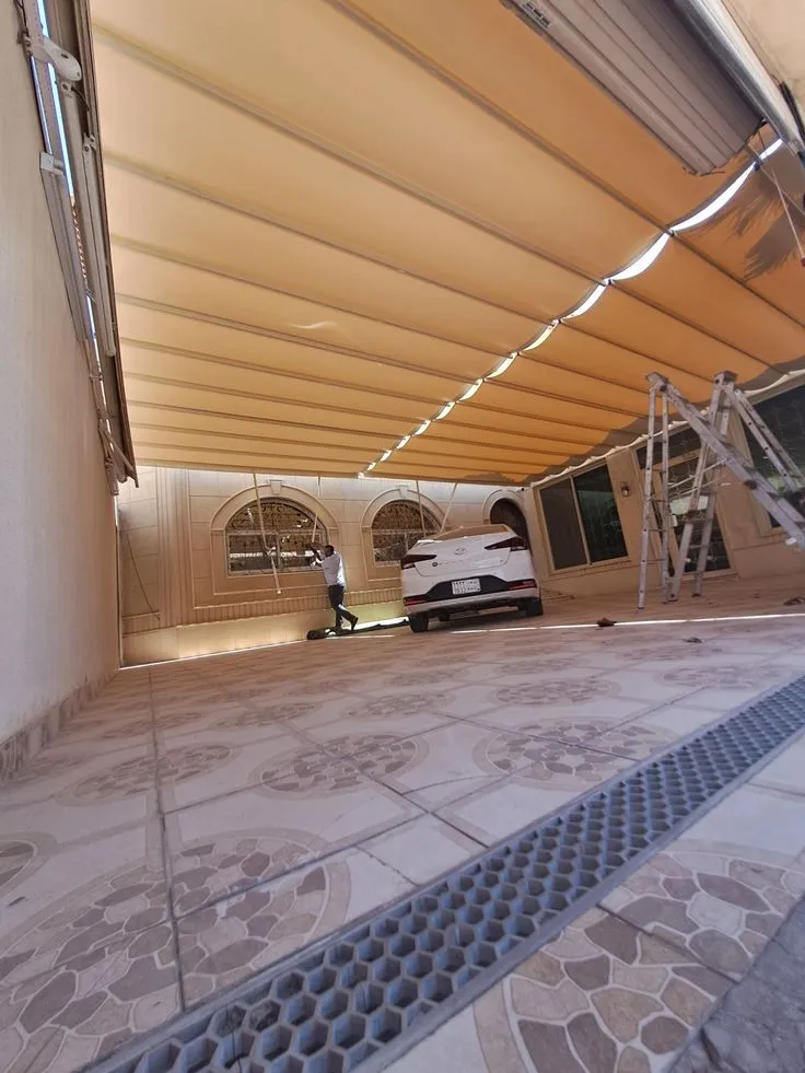 تصليح مظلات سيارات تفتح وتغلق في الرياض