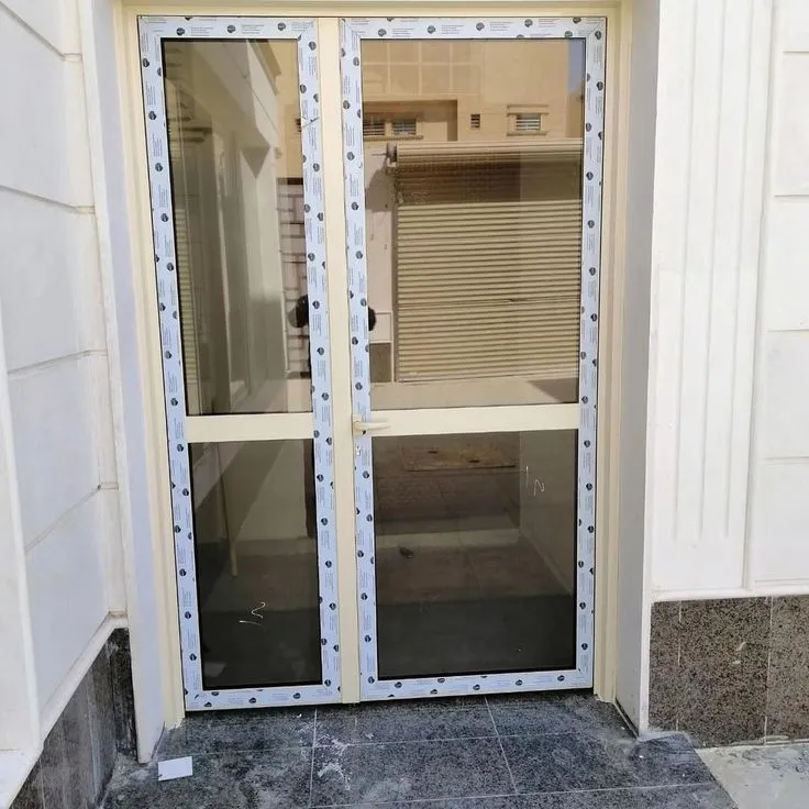 ابواب المنيوم تركيب ابواب ورشة لحام بالرياض