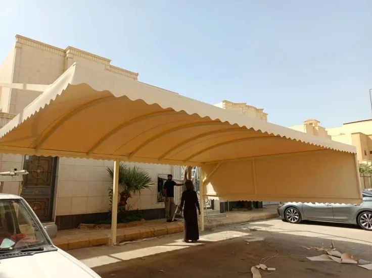 تبديل قماش مظلات السيارات انواع اقمشة المظلات بالرياض