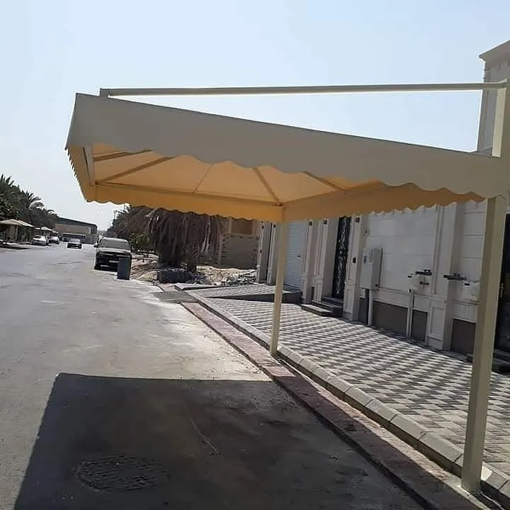 تبديل قماش مظلات السيارات انواع اقمشة المظلات بالرياض