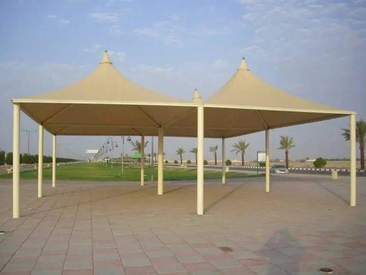 أفضل مظلات للسيارات والحدائق مظلات هرمية في الرياض