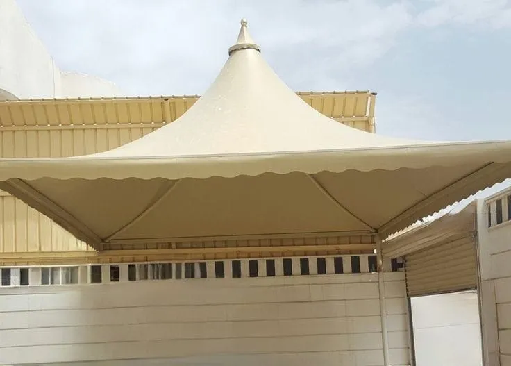 أفضل مظلات للسيارات والحدائق مظلات هرمية في الرياض