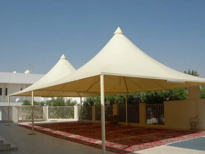 أفضل مظلات للسيارات والحدائق مظلات هرمية في الرياض