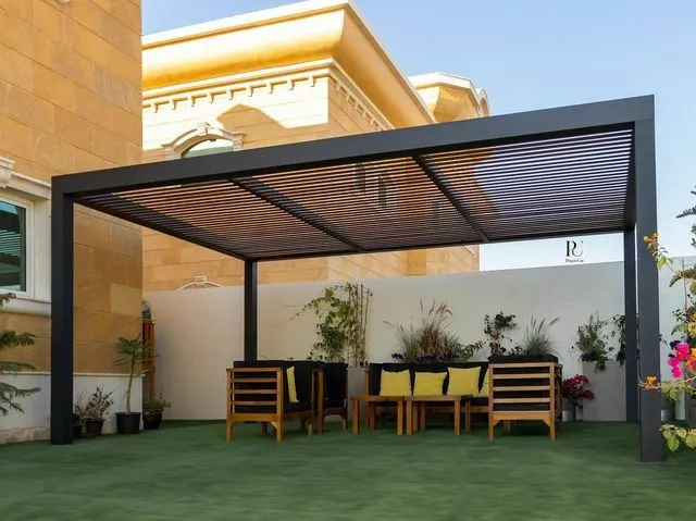 جلسات مظللة حداد الرياض جلسات فناء منزلي