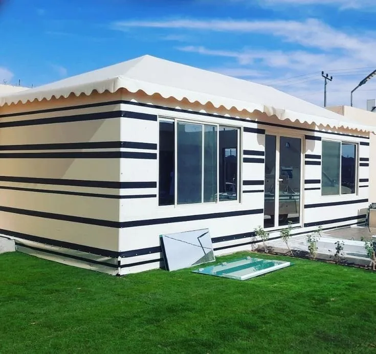 تصميم بيوت شعر قماش PVC قوي بالرياض