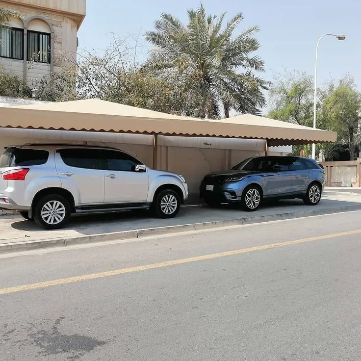 أفضل مظلات مواقف قماش بي في سي للمنازل الرياض
