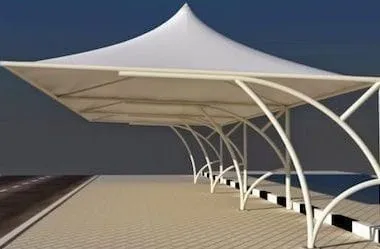 مظلات مخروطيه للمنازل مظلات هرمية للفلل بالرياض