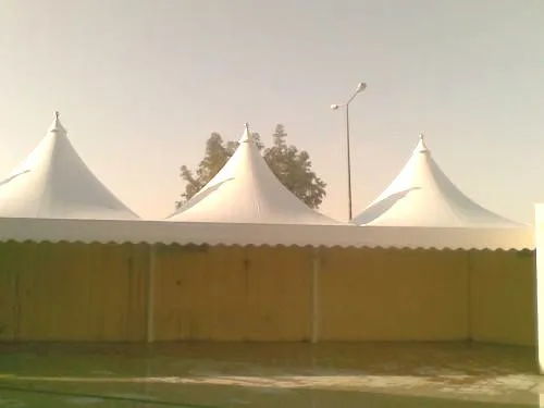 مظلات مخروطيه للمنازل مظلات هرمية للفلل بالرياض