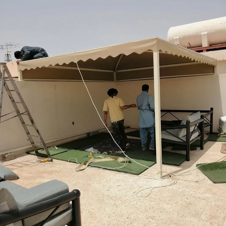 قماش مظلات بانواعه pvc الماني استرالي بولي ايثيلين بالرياض