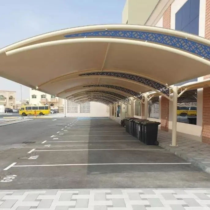 احدث خامات مظلات مواقف السيارات في السعودية