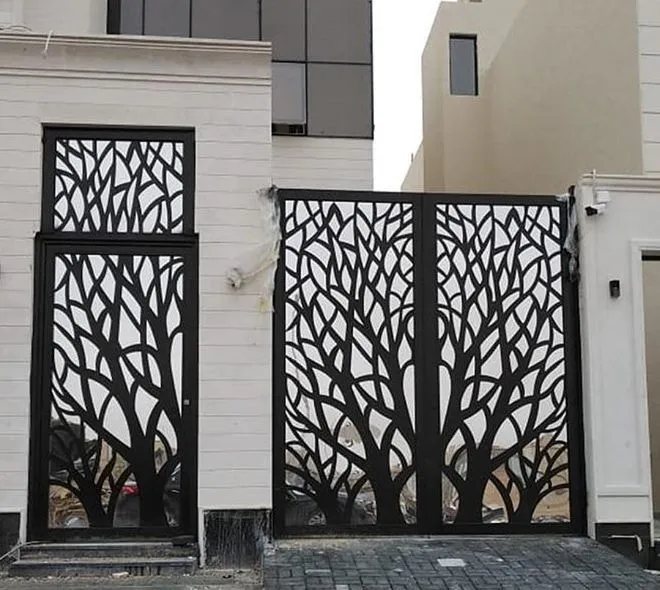 صور تصاميم أبواب حديد فاخرة للعملاء في الرياض