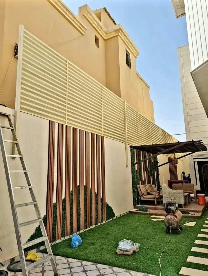 سواتر عازلة خارجية جدران حديدية قوية الرياض
