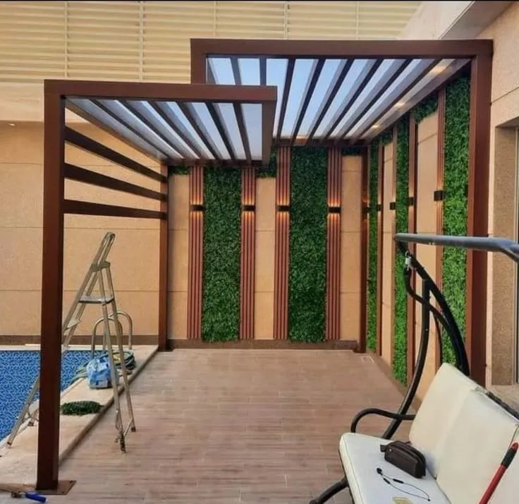 افضل حداد مظلة جلسة خارجية شرق الرياض