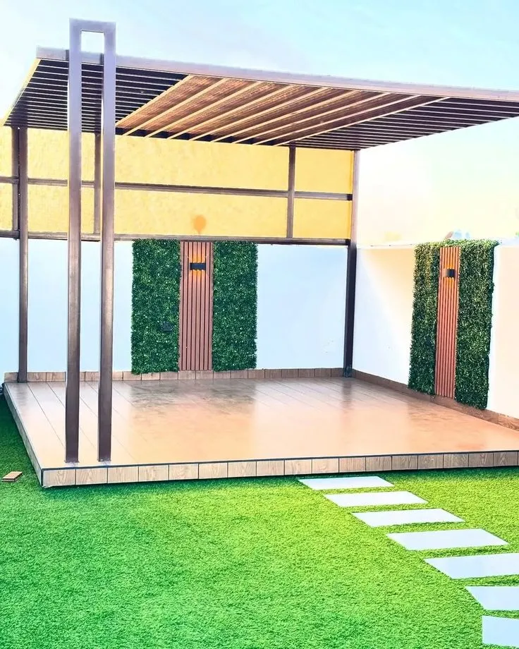 افضل حداد مظلة جلسة خارجية شرق الرياض