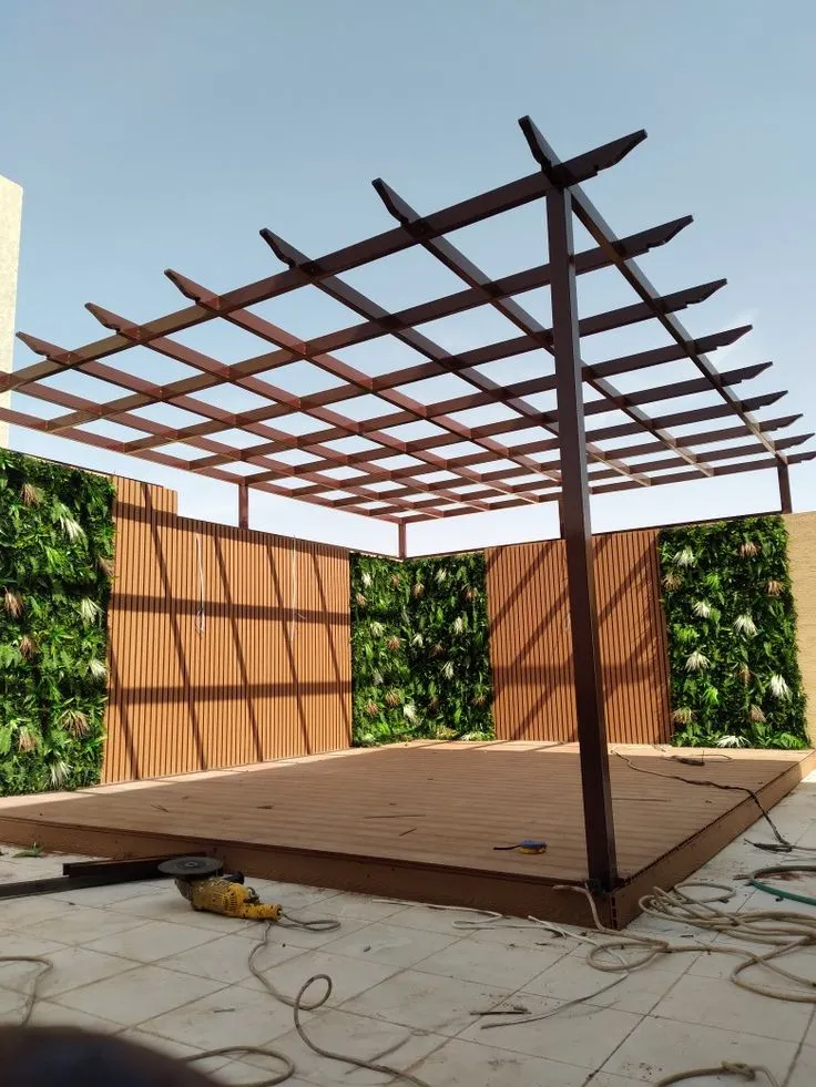 افضل حداد مظلة جلسة خارجية شرق الرياض