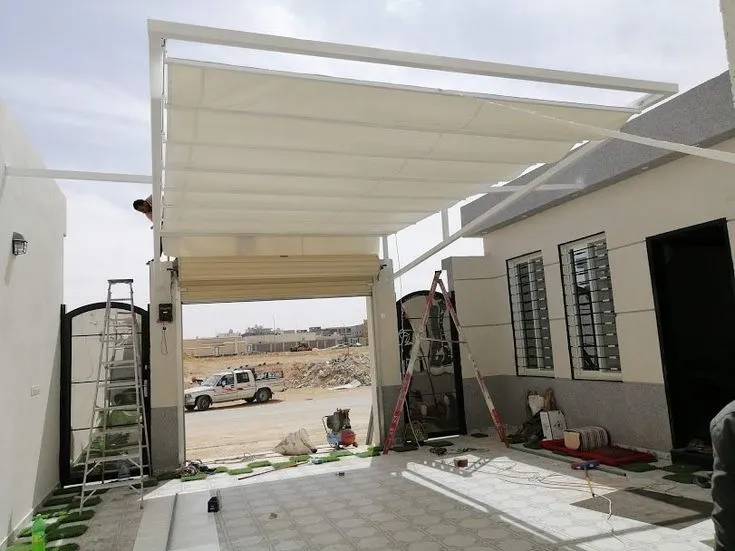 تصليح مظلات سيارات تفتح وتغلق في الرياض