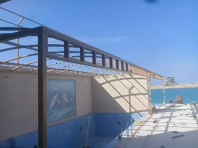 تصميم استراحات ومسابح خارجية في الرياض