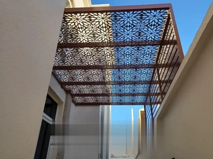 مظلات مداخل قص ليزر الرياض