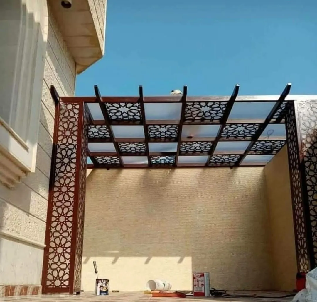 مظلات مداخل قص ليزر الرياض