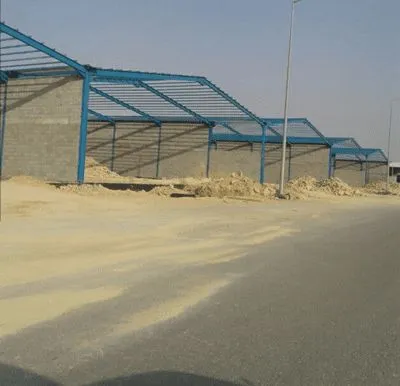 بناء هناجر حديد للمستودعات جنوب الرياض