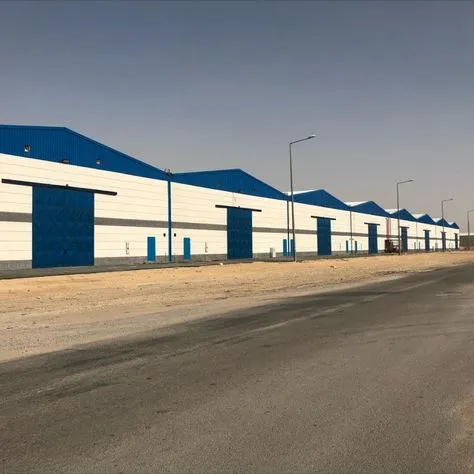 بناء هناجر حديد للمستودعات جنوب الرياض