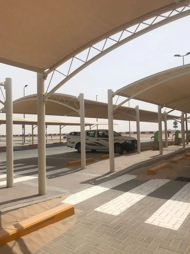 تركيب  كراجات  سيارات  مغطاة  حي الملقا