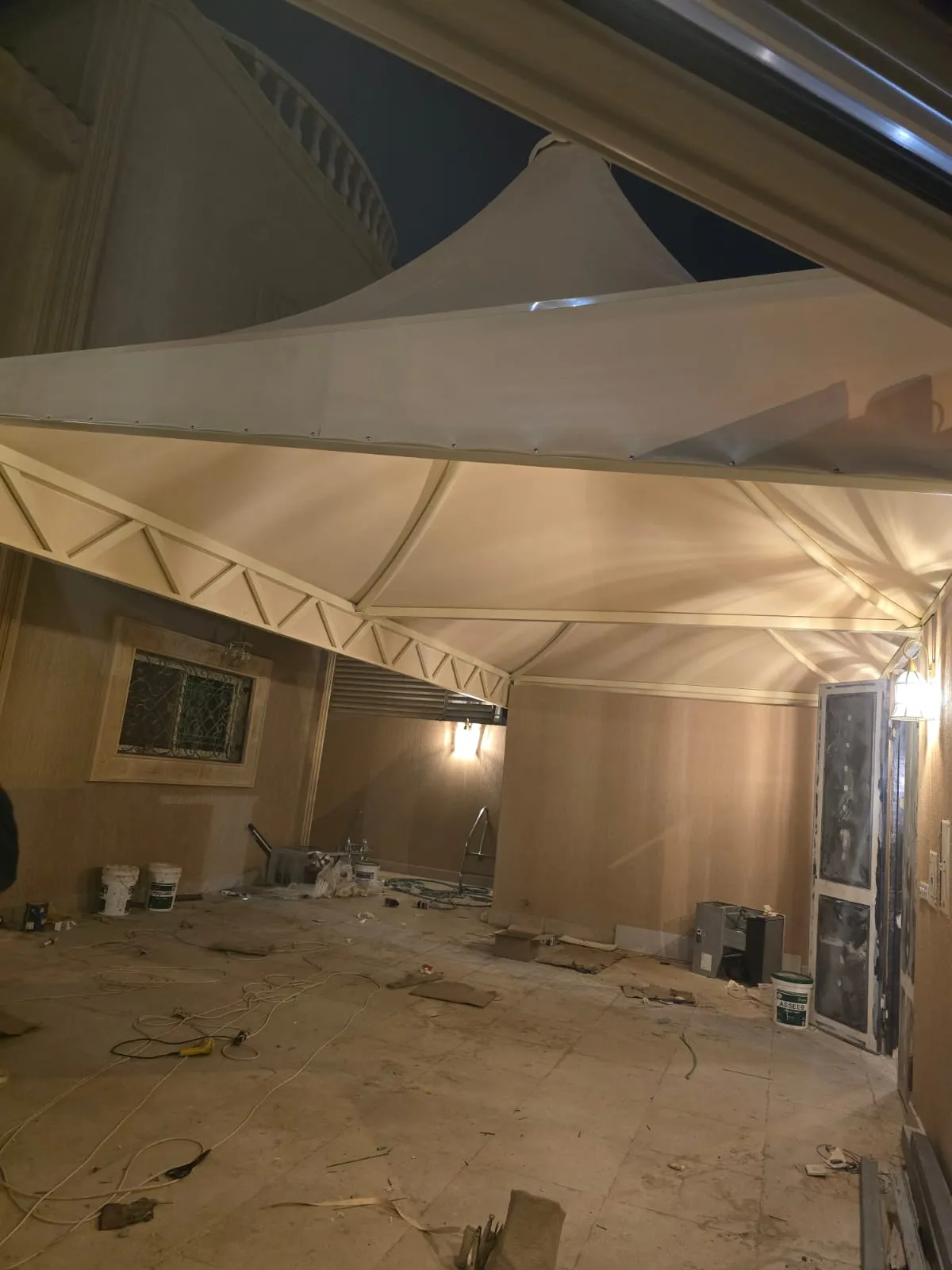 مقاول مظلات وسواتر حي الخير الرياض