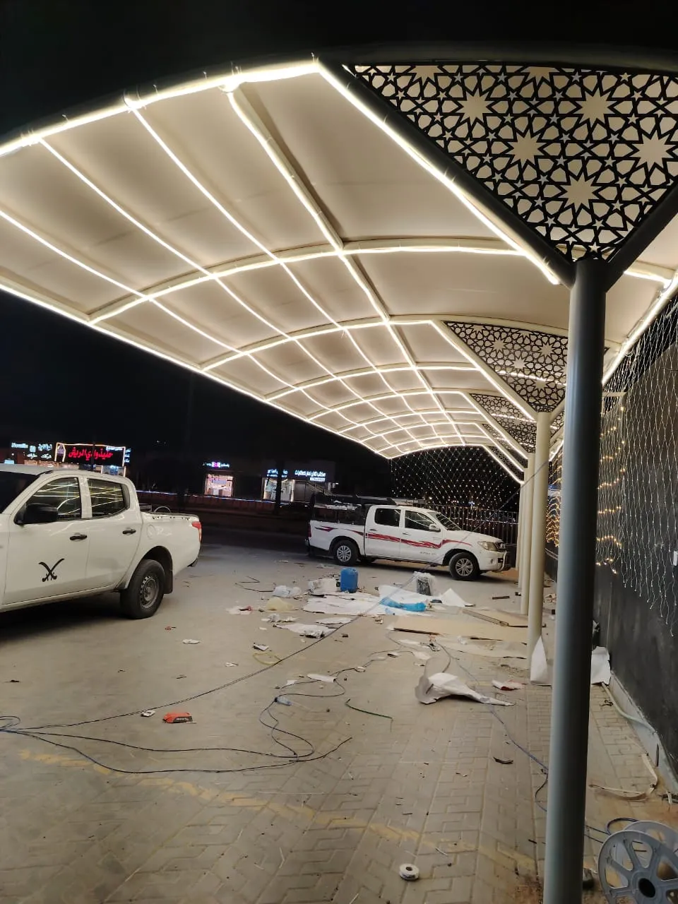 ورشة مظلات  موااقف  حي الربيع 