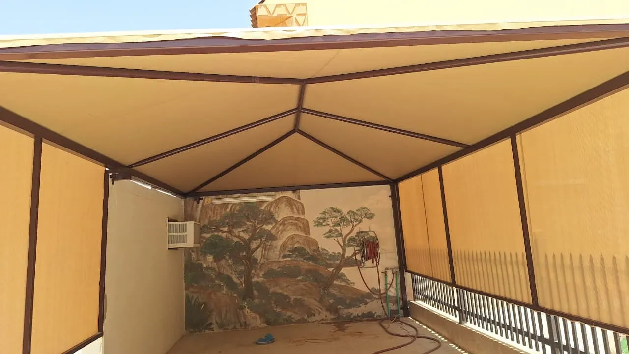 مقاول مظلات سيارات قماش قريب من حي العارض الرياض