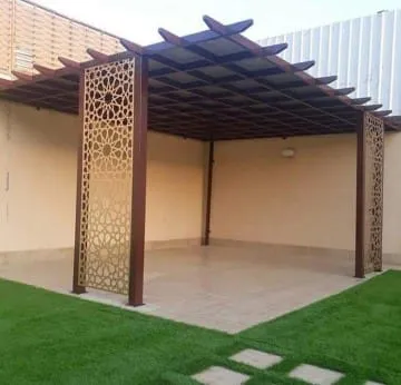 تفصيل برجولات جلسات خارجية حي الياسمين
